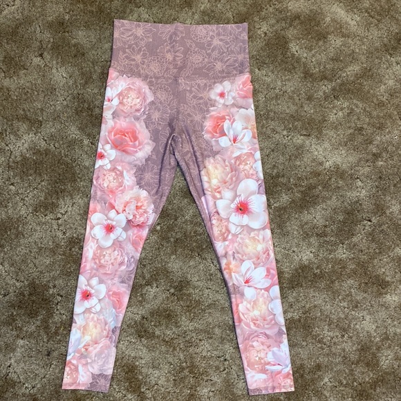 Evolution and Creation Floral High Waisted Leggings - Picture 2 of 6